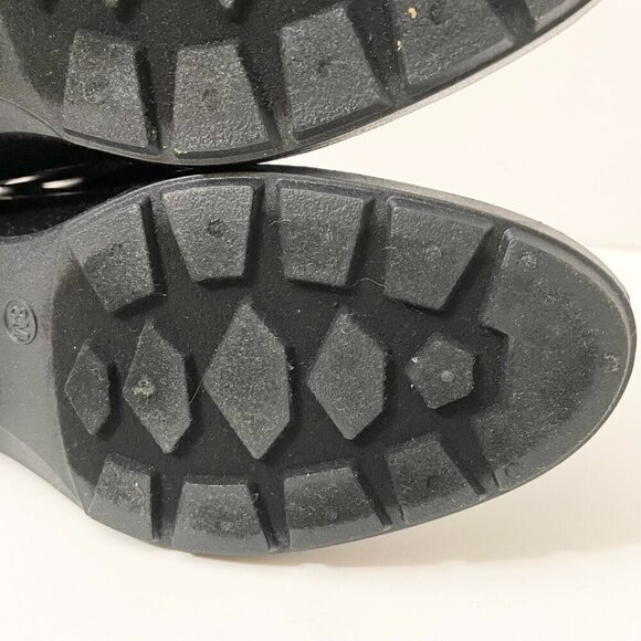 Guess Boots Womens Size 8 Black Booties Slip On Rubber Rain Boot GF Kirklin - Picture 10 of 16